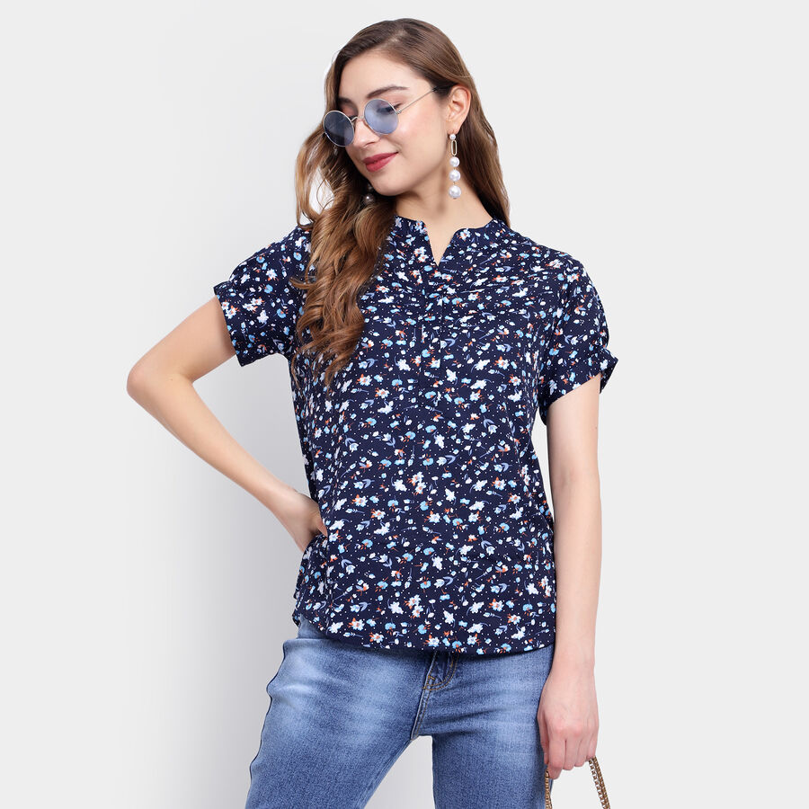 Ladies' Shirt, Navy Blue, large image number null